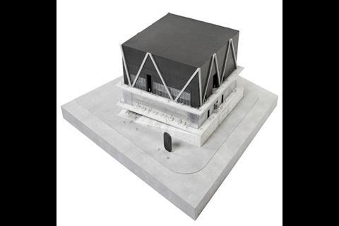 Rex - Perelman Performing Arts Centre - model without facade